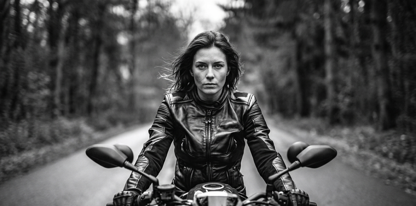 women rider jacket